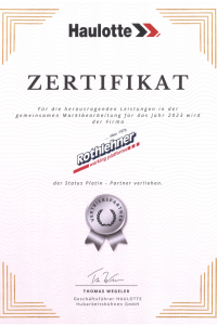Rothlehner Arbeitsbühnen - Haulotte Platinum partnership