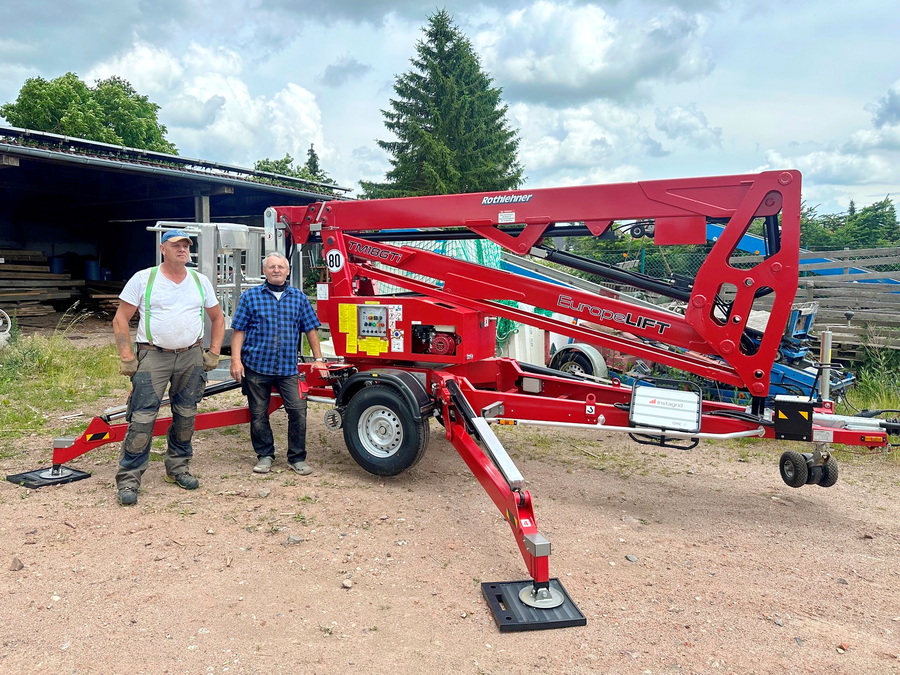 Europelift TM18GTi für Havelberger Dachtechnik GmbH Rothlehner Arbeitsbühnen - Europelift TM18GTi für Havelberger Dachtechnik GmbH