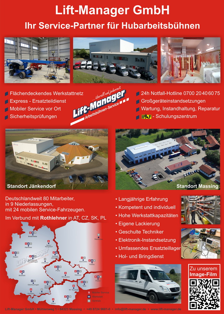 Lift-Manager Leistungsübersicht Lift-Manager Leistungsübersicht