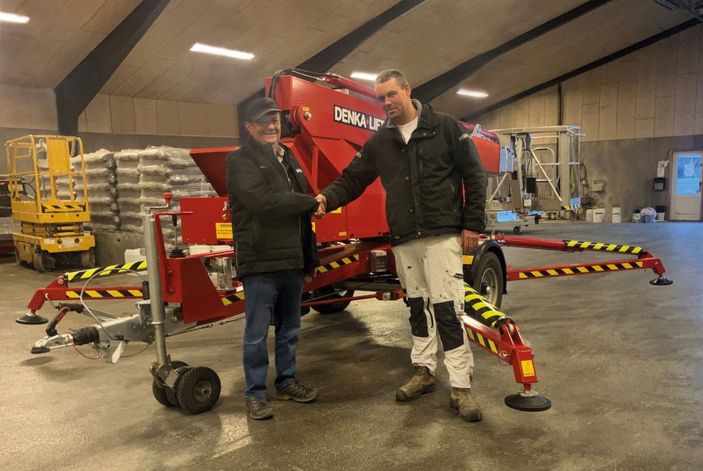 Neuer DENKA•LIFT DK18 für Dansk Kirkekalk A/S Rothlehner Arbeitsbühnen - Neuer DENKA•LIFT DK18 für Dansk Kirkekalk A/S