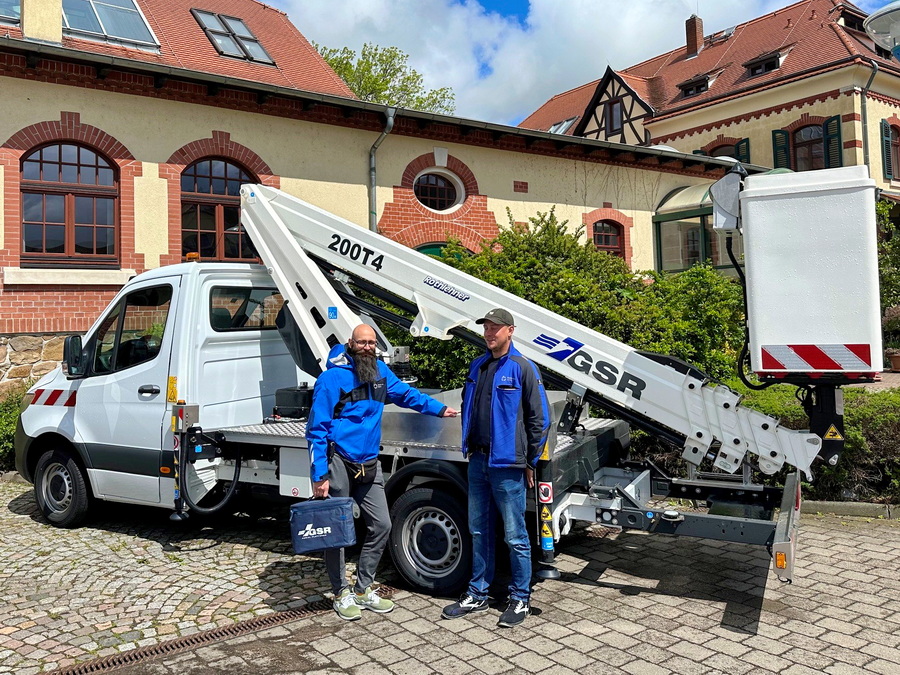 GSR B200T für die Stadtwerke Döbeln Rothlehner Arbeitsbühnen - GSR B200T für die Stadtwerke Döbeln