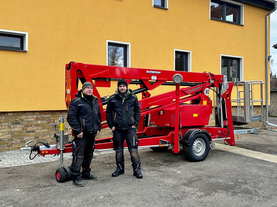 Europelift TM18GTi für Dachdeckerei Krug Rothlehner Arbeitsbühnen - Europelift TM18GTi für Dachdeckerei Krug